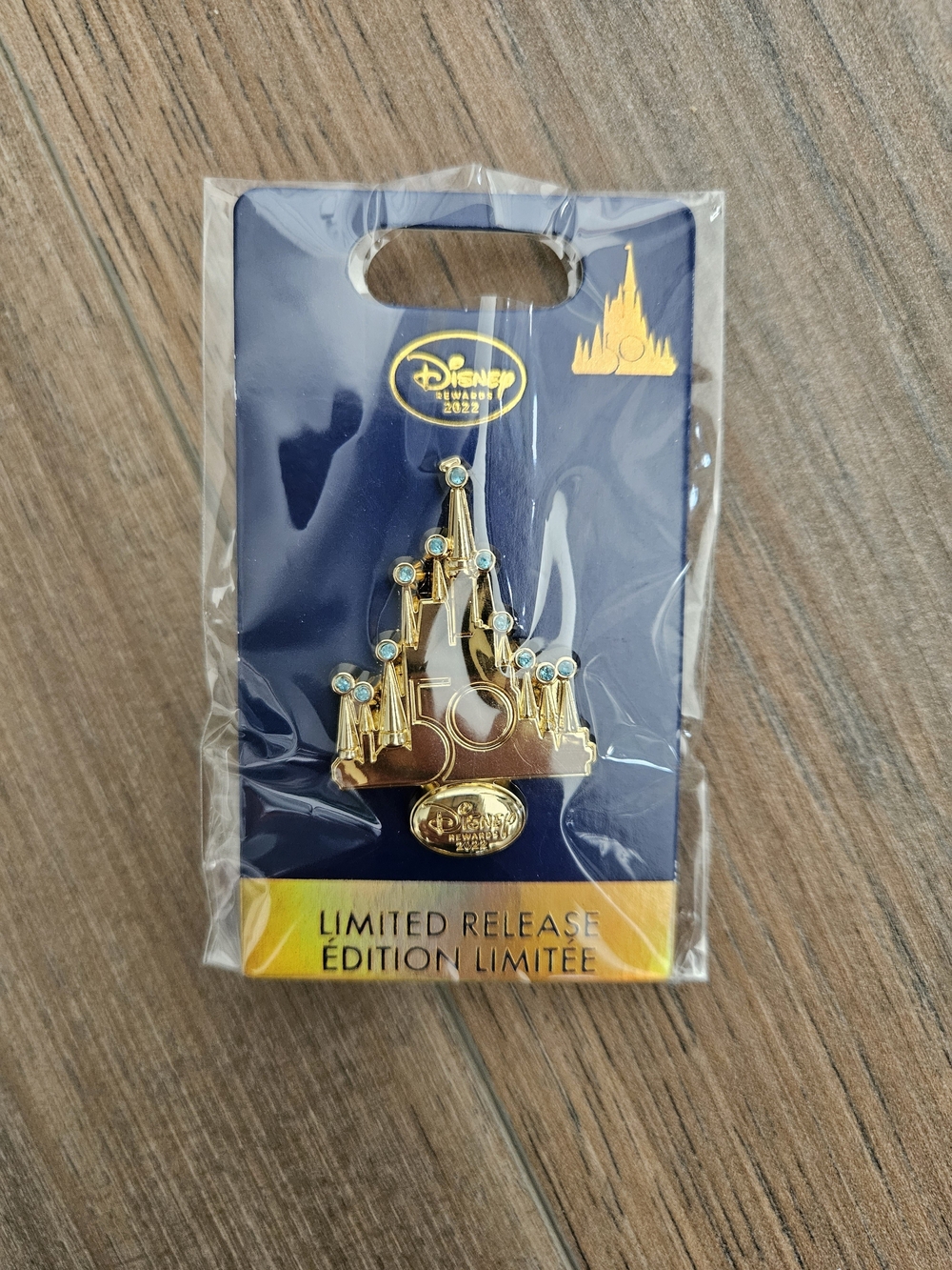 Disney 50th Castle Pin